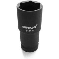 Sirius 1/2" Drive Impact Scaffolders Socket 21mm With Ring and Pin 1/2" 21mm