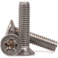 Sirius Countersunk Machine Screw Pozi BZP M3.5 25mm Pack of 1
