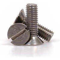 Sirius Countersunk Machine Screw Slotted BZP M3.5 10mm Pack of 1