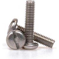Sirius Pan Head Machine Screw Slotted A2 304 Stainless Steel M3 8mm Pack of 1