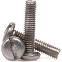 Sirius Pan Head Machine Screw Slotted A4 316 Stainless Steel M5 25mm Pack of 1