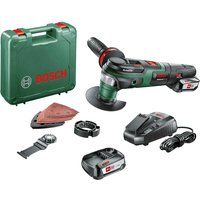 Bosch ADVANCEDMULTI 18v Cordless Starlock Oscillating Multi Tool 2 x 2.5ah Li-ion Charger Case