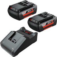 Bosch Genuine GARDEN 36v Cordless LI-ion 2 Battery 2ah and Charger Set 240v