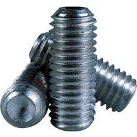Sirius Socket Set Plain Cup Point Grub Screws Zinc Plated M10 12mm Pack of 1