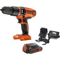 Black and Decker BDCH188 18v Cordless Combi Drill 1 x 1.5ah Li-ion Charger No Case