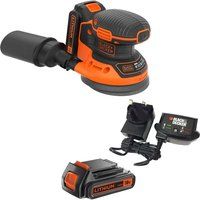 Black and Decker BDCROS18 18v Cordless Disc Sander 125mm 2 x 1.5ah Liion Charger No Case