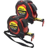 Sirius 2 Piece Professional Tuff Jack Tape Measure Set