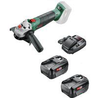 Bosch ADVANCEDGRIND 18v Cordless Angle Grinder 125mm 2 x 4ah Liion Charger No Case