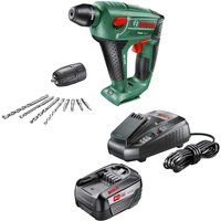 Bosch UNEO MAXX 18 LI 18v Cordless Rotary Hammer Drill 1 x 6ah Li-ion Charger No Case