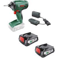 Bosch ADVANCEDIMPACTDRIVE 18v Cordless Impact Driver 2 x 2.5ah Li-ion Charger No Case