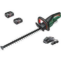 Bosch UNIVERSALHEDGECUT 18-50 18v Cordless Hedge Trimmer 500mm 2 x 2.5ah Li-ion Charger