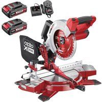 Ozito PXCMSS 18v Cordless Compound Mitre Saw 210mm 2 x 2ah Li-ion Charger No Case