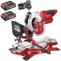 Ozito PXCMSS 18v Cordless Compound Mitre Saw 210mm 2 x 2ah Li-ion Charger No Case