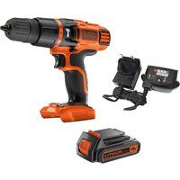 Black and Decker BDCH188 18v Cordless Combi Drill 1 x 2ah Li-ion Charger No Case