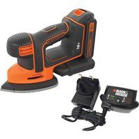 Black and Decker BDCDS18 18v Cordless Mouse Sander 1 x 2ah Liion Charger No Case