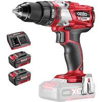 Ozito PXBHS 18v Cordless Brushless Combi Drill 2 x 4ah Li-ion Charger No Case