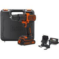 Black and Decker BCD700S 18v Cordless Combi Drill 1 x 2ah Li-ion Charger Case