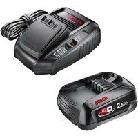 Bosch Genuine POWER4ALL AL 1830 CV 18v Battery 2.5ah and Charger Starter Set 2.5ah