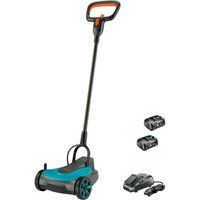 Gardena HandyMower P4A 18v Cordless Rotary Lawnmower 220mm 2 x 2.5ah Liion Charger