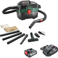 Bosch ADVANCEDVAC 18V-8 18v Cordless Portable Wet and Dry Vacuum Cleaner 1 x 2.5ah Li-ion Charger No Case