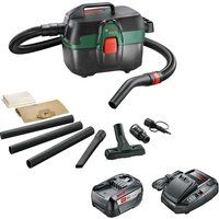 Bosch ADVANCEDVAC 18V-8 18v Cordless Portable Wet and Dry Vacuum Cleaner 1 x 6ah Li-ion Charger No Case