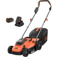 Black and Decker BCMW3336 36v Cordless Rotary Lawnmower 330mm 2 x 2ah Li-ion Charger