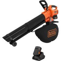 Black and Decker BCBLV36 36v Cordless Garden Vacuum and Leaf Blower 2 x 2ah Liion Charger