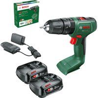 Bosch EASYIMPACT 18V40 18v Cordless Combi Drill 2 x 2.5ah Liion Charger No Case