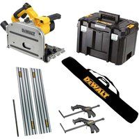 DeWalt DWS520KT Plunge Cut Circular Saw and Guide Rail Kit 110v