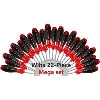 Wiha 21 Piece MEGA Soft Grip Screwdriver Set