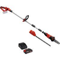 Einhell GE-HC 18 Li T 18v Cordless Telescopic Pole Pruner and Hedge Trimmer 1 x 2.5ah Li-ion Charger