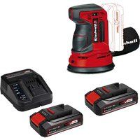 Einhell TE-RS 18 Li 18v Cordless Rotating Disc Sander 125mm 2 x 2.5ah Li-ion Charger No Case