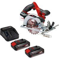 Einhell TE-CS 18/150 Li 18v Cordless Circular Saw 150mm 2 x 2.5ah Li-ion Charger No Case