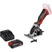 Einhell TE-CS 18/89 Li 18v Mini Cordless Circular Saw 89mm 1 x 2.5ah Li-ion Charger No Case