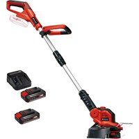 Einhell GE-CT 18/28 Li 18v Cordless Telescopic Grass Trimmer and Edger 280mm 2 x 2.5ah Li-ion Charger
