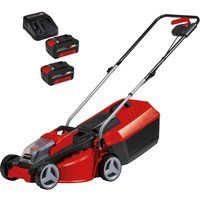 Einhell GE-CM 18/30 Li 18v Cordless Brushless Lawnmower 300mm 2 x 4ah Li-ion Charger