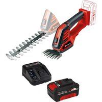 Einhell GE-CG 18/100 Li 18v Cordless Grass and Bush Shears 1 x 4ah Li-ion Charger