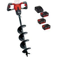 Einhell GP-EA 18/150 Li BL 18v Cordless Brushless Earth Drill Auger 3 x 4ah Li-ion Charger
