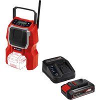 Einhell TE-RA 18 Li BT 18v Cordless Radio and Bluetooth Speaker 1 x 2.5ah Li-ion Charger No Case