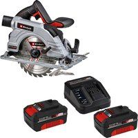 Einhell TE-CS 18/190 Li BL 18v Cordless Brushless Circular Saw 190mm 2 x 4ah Li-ion Charger No Case
