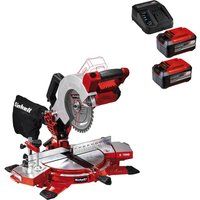 Einhell TE-MS 18/210 Li 18v Cordless Compound Mitre Saw 210mm 2 x 4ah Li-ion