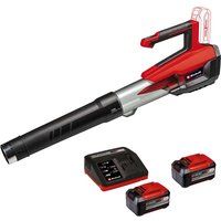 Einhell GE-LB 18/200 Li E 18v Cordless Brushless Axial Leaf Blower 2 x 5.2ah Li-ion Charger