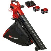 Einhell VENTURRO 18/210 18v Cordless Brushless Leaf Blower and Vacuum 2 x 5.2ah Li-ion Charger
