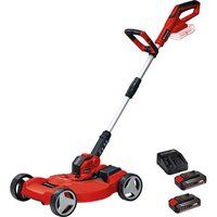 Einhell GE-CT 18/28 Li TC 18v Cordless Grass Trimmer and Edger 280mm 2 x 2.5ah Li-ion Charger