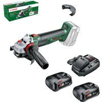 Bosch ADVANCEDGRIND 18V-80 P4A 18v Cordless Angle Grinder 125mm 2 x 2.5ah Li-ion Charger No Case