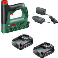 Bosch UNIVERSAL TACKER 18V-14 18v Cordless Nail Tacker and Stapler 2 x 1.5ah Li-ion Charger No Case