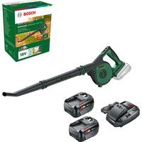 Bosch UNIVERSALLEAFBLOWER 18V-130 18v Cordless Garden Leaf Blower 2 x 4ah Li-ion Charger