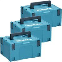 Makita 3 Piece 821551-8 MakPac Connector Stackable Power Tool Case Set