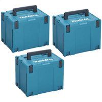 Makita 3 Piece 821552-6 MakPac Connector Stackable Power Tool Case Set