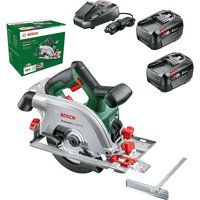 Bosch UNIVERSALCIRC 18V-53 P4A 18v Cordless Circular Saw 160mm 2 x 4ah Li-ion Charger No Case